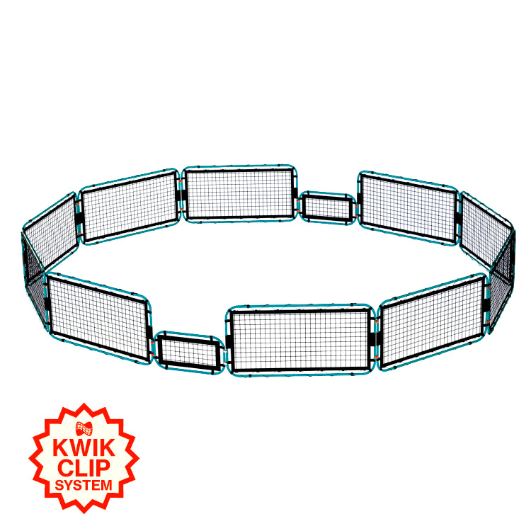 Gaga ball pit made using Infinets 10 Net Set