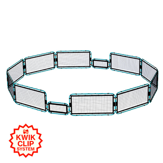 Gaga ball pit made using Infinets 10 Net Set