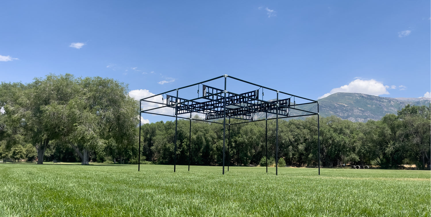 Permanent 9 Square Castle Squares in a park